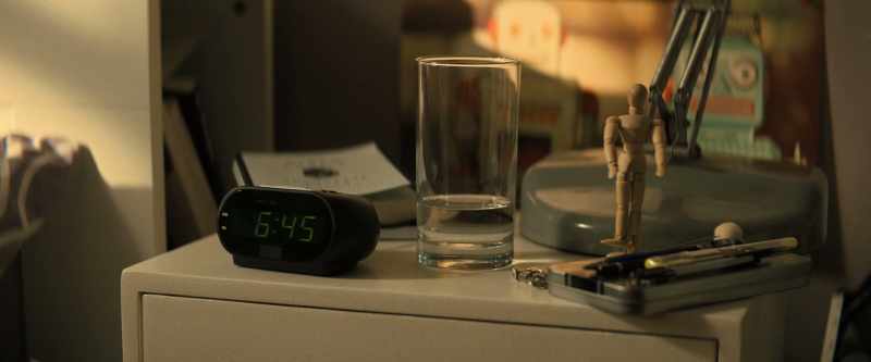 (ALARM BEEPING)