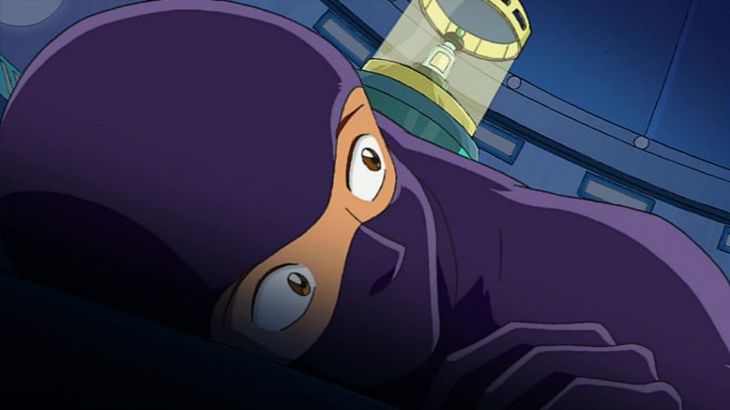 [alarm blaring]