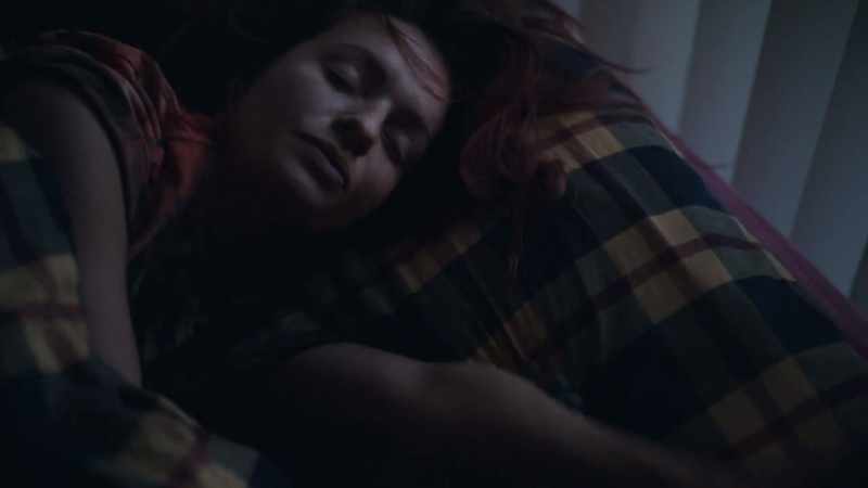 [Alarm clock beeping]