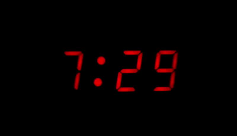 ALARM CLOCK BUZZES