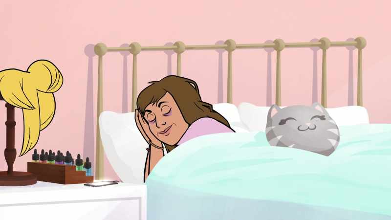 [ Alarm clock ringing ]♪ I will paint a picture