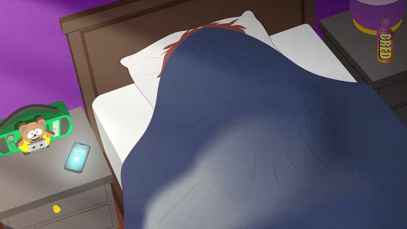 (alarm ringing)