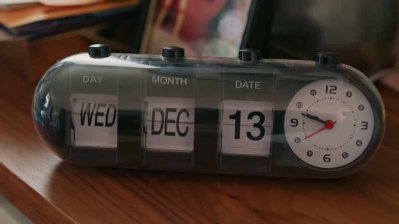 [alarm rings] - [phone buzzes]