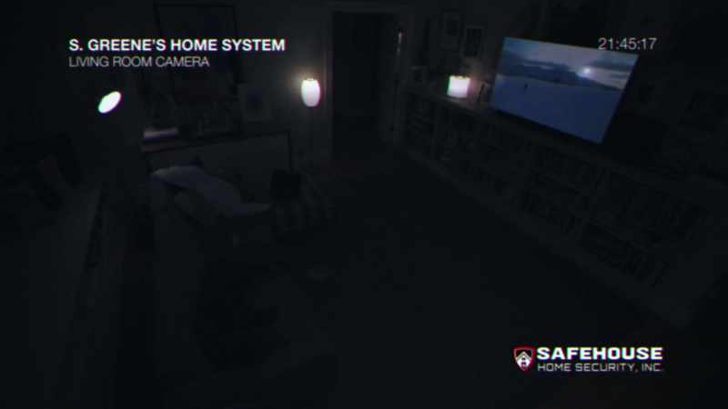 [alarm system blaring] [rock music blaring]