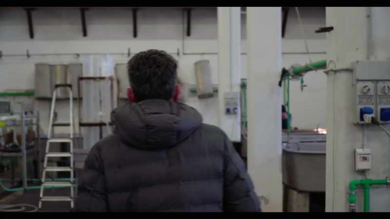 Alberto manages the artificial fertilization of fish