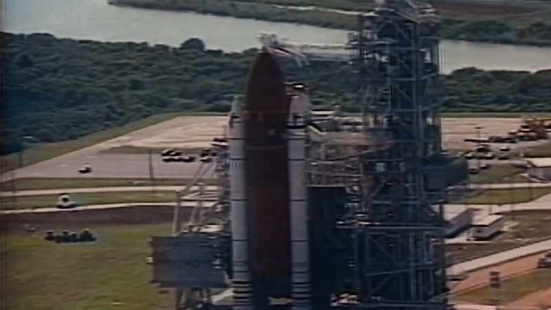 [Aldrich] We got to fly again after Challenger, and here's Discovery…