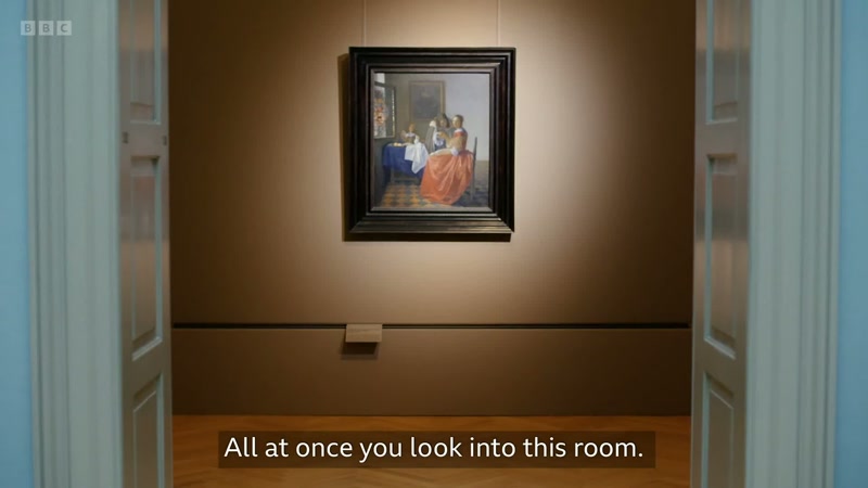All at once you look into this room