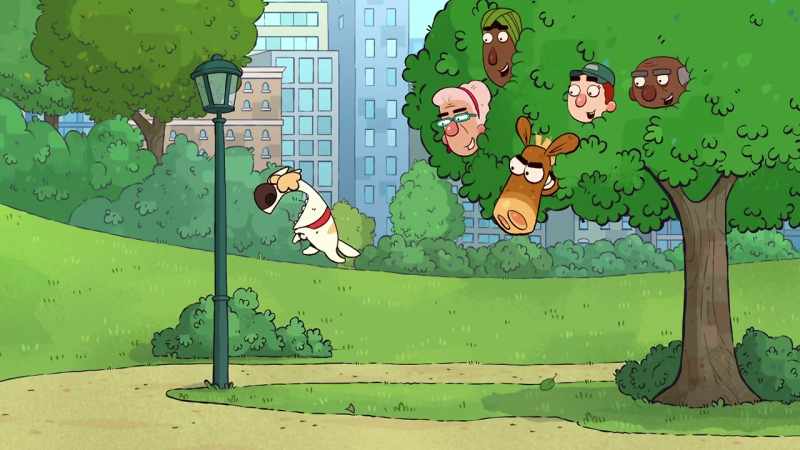 ALL: [barking] - DOG: [whines]