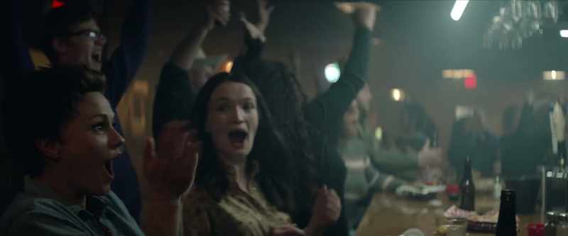 [ALL CHEERING]
