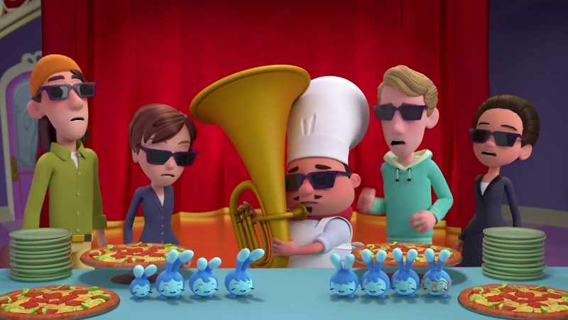 ALL: ♪ Dun-dun-dun! ♪