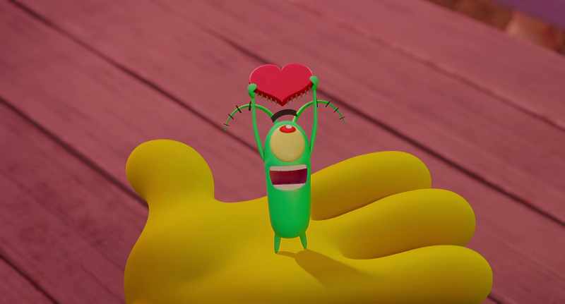 All I have to do is put this chip back inside Karen
