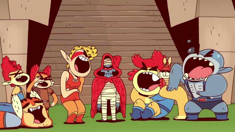 [ALL LAUGHING]