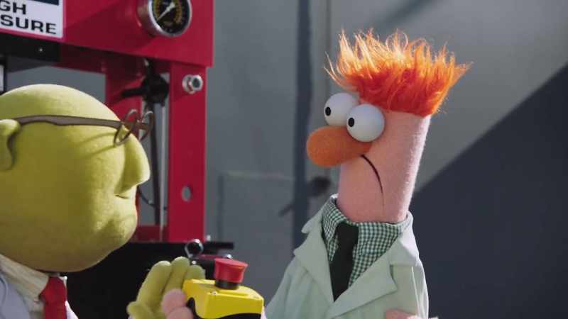 All right, Beaky, fire it up. -(MEEPING)