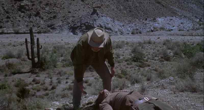 All right, cover him with rocks