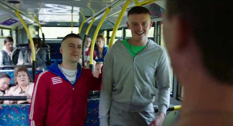 All right, lads? - What's the story? - How you doing?