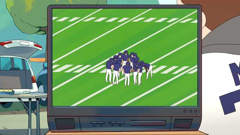 All right! Let's go, Bears! - Great job, kids!