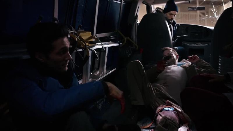 All right, make sure you keep his leg elevated