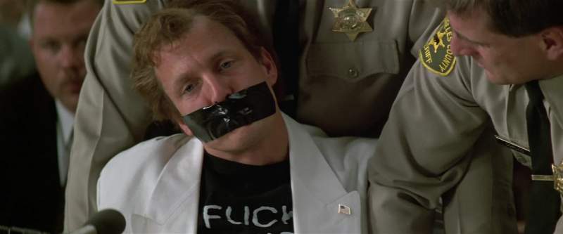 All right Mr Flynt are you willing to calm down now sir