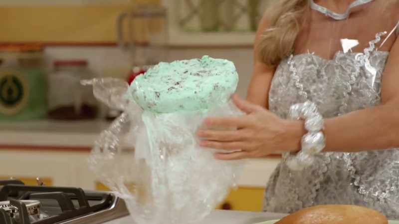 All right, now we're gonna put it on top