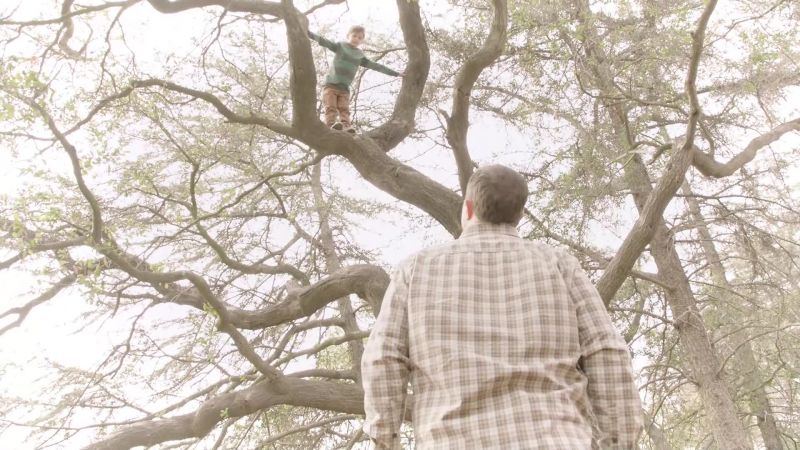 All right, son, all you gotta do is jump