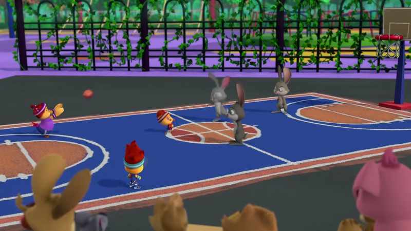 All right and the chickens have the ball