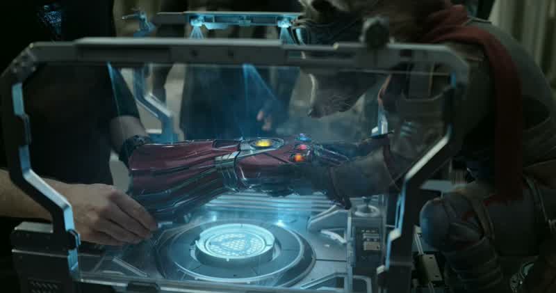 All right, the glove's ready