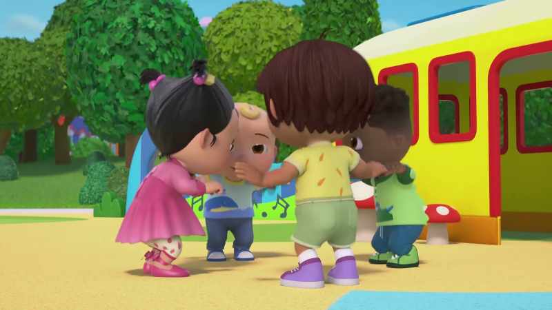 [all singing] ♪ Happy birthday to you! ♪