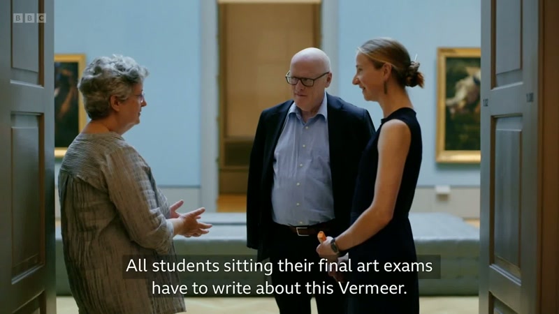 All sitting students, for their final art exams, have to write about this Vermeer