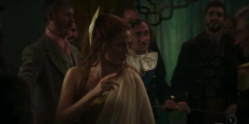 ALL: Soon, sir. Never, sir. - (BAND PLAYS FOLK TUNE)