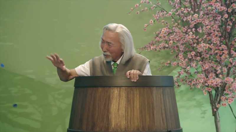 All speaking Japanese