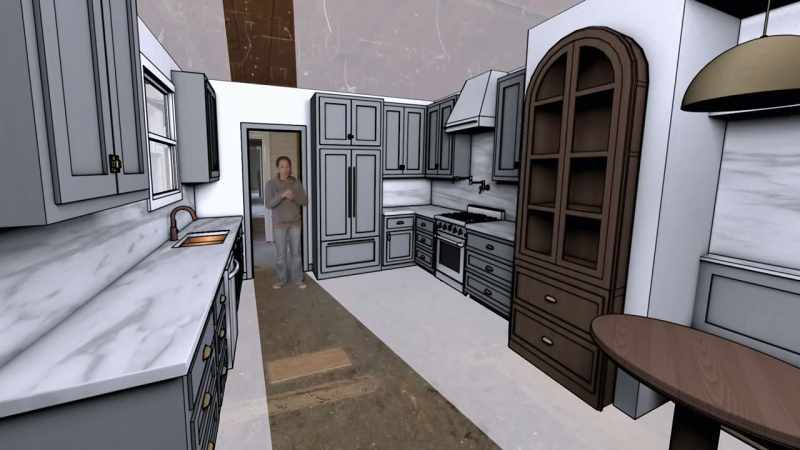 All the kitchen cabinets are gonna be painted