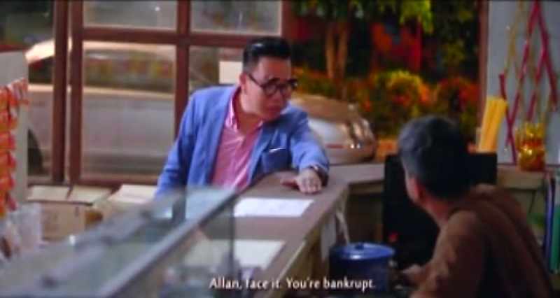 Allan, face it. You're bankrupt