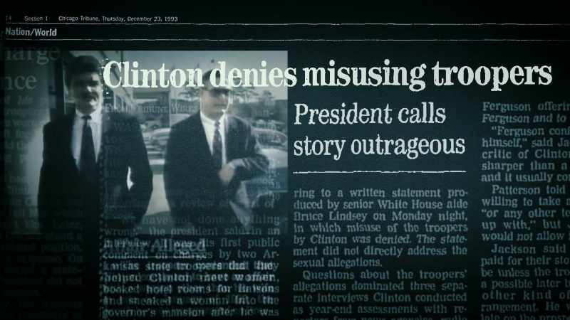 Allegations emerged over the weekend that President Clinton