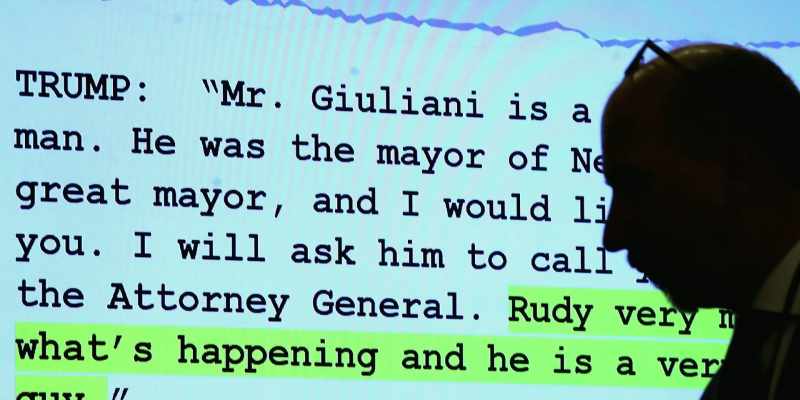 Allegations of a quid pro quo