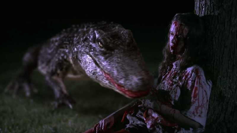 [alligator growls]