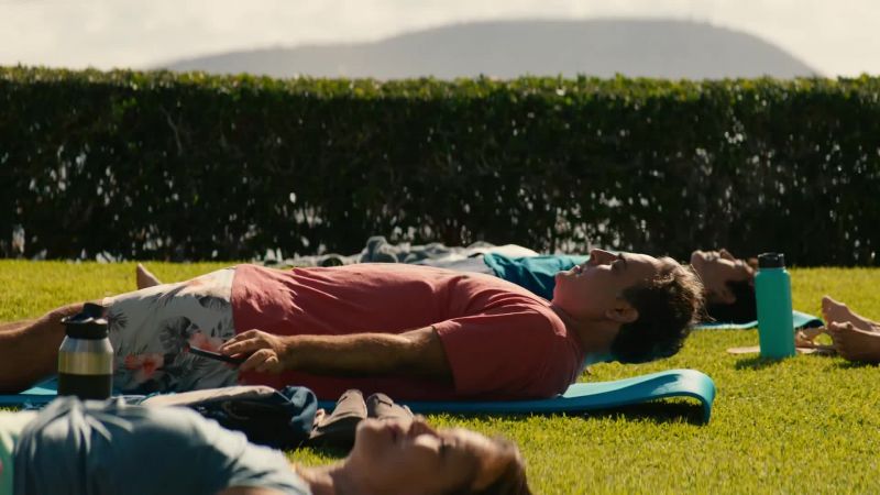 Allow your whole body to sink into the ground
