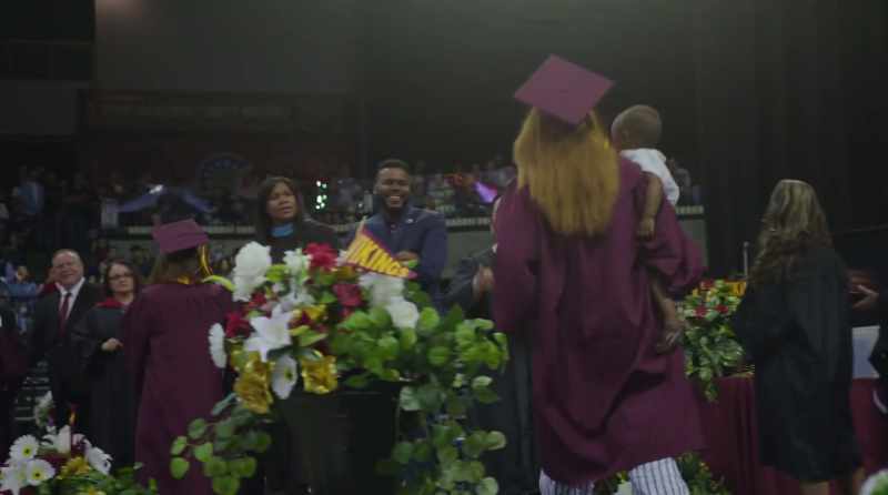 Almendarez: The mayor's mom, you know, she had him at a young age