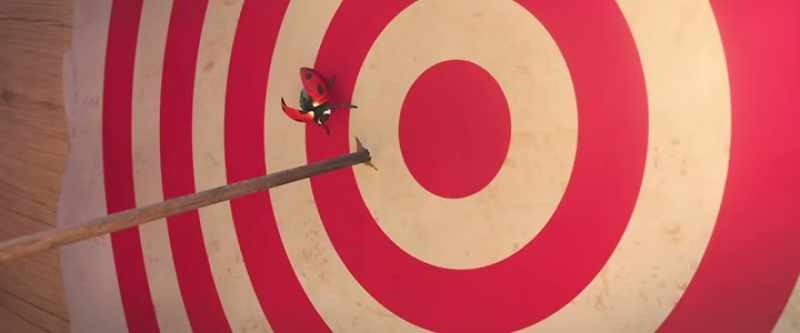 Almost a bulls eye