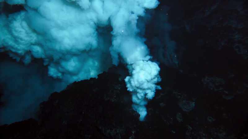 Almost all of it along the mid-ocean ridge