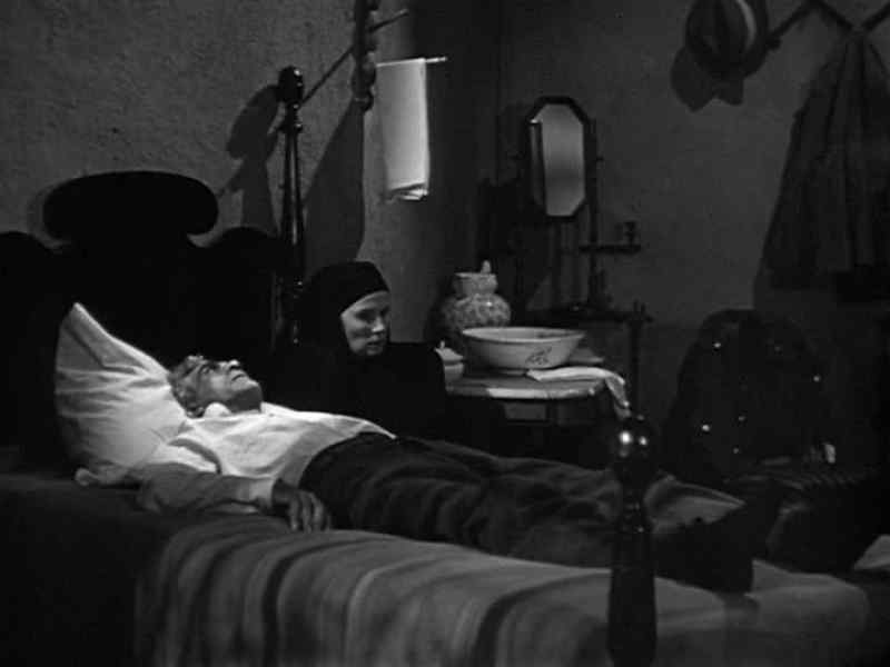 Alone with her in that dark room. I am afraid