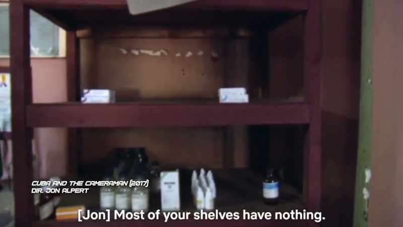 ALPERT: Most of your shelves have nothing