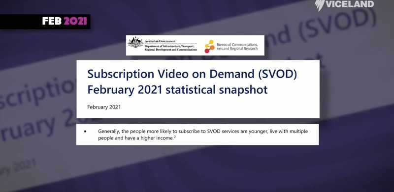 Also, subscribers to video on demand services