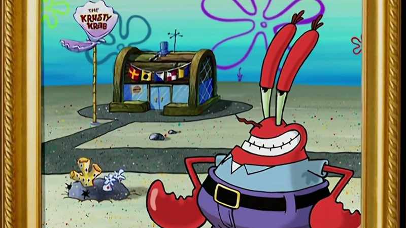 Although Squarepants had overcome his nerves
