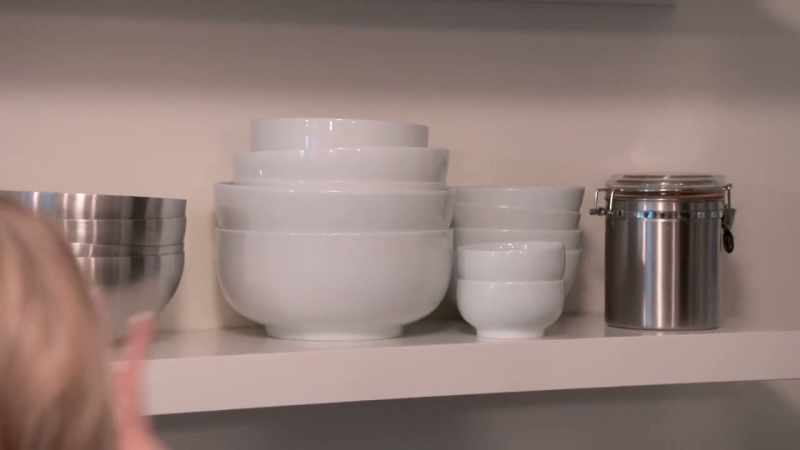 Always set up a zone, no matter the space. But especially in a kitchen