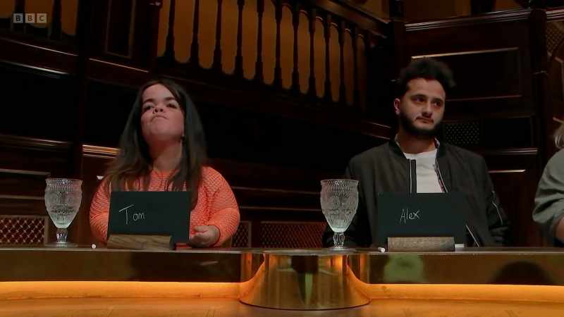 Amanda left the competition