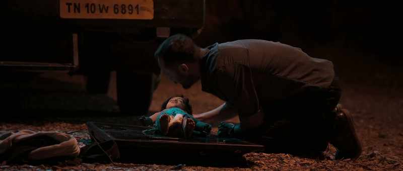 'Amar, check if the child is breathing at least slightly'