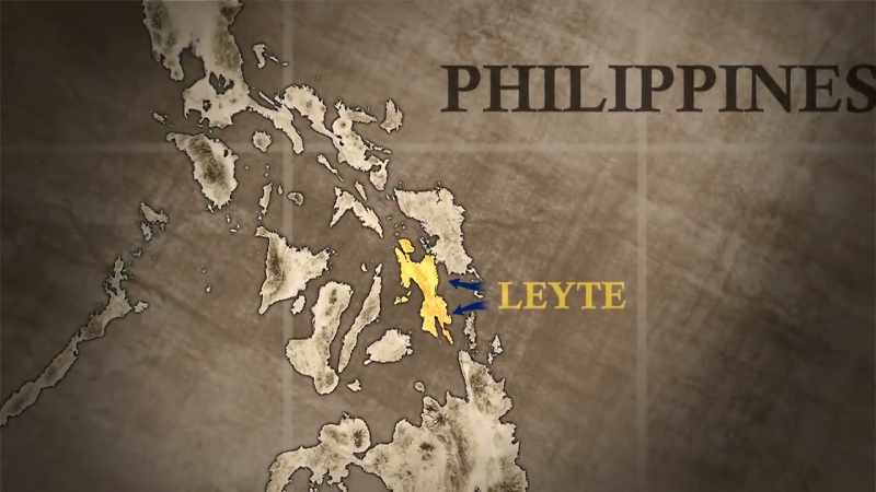 Americans land first on Leyte, hoping to win it