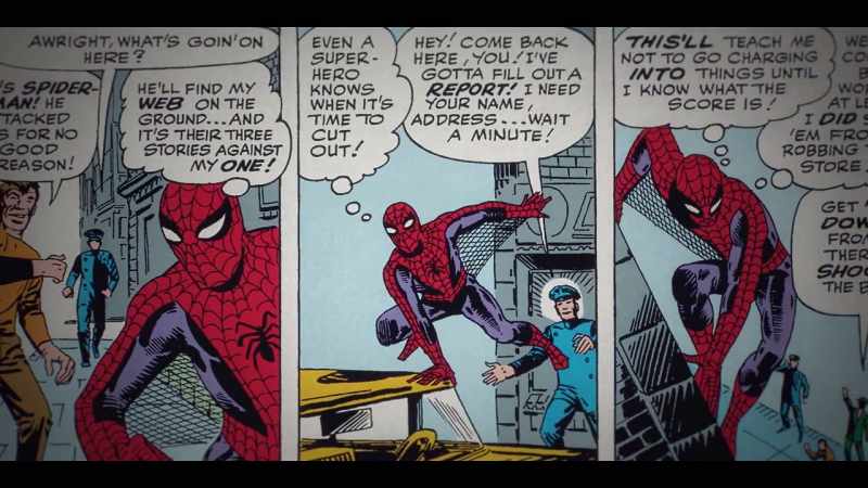An American comic is like an illustrated book