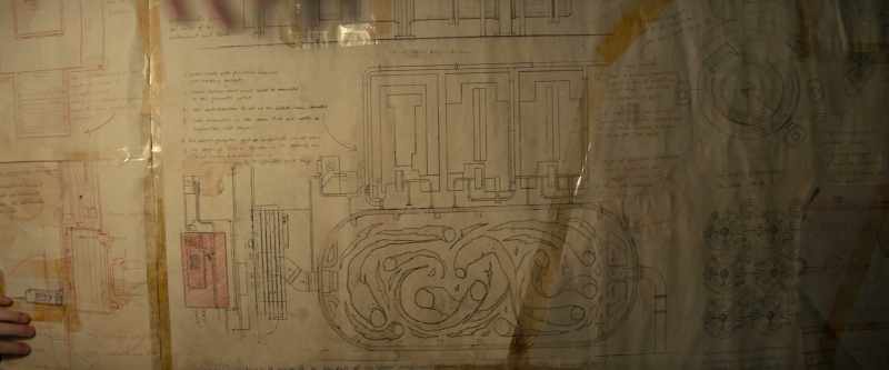 An articulated stream of protons