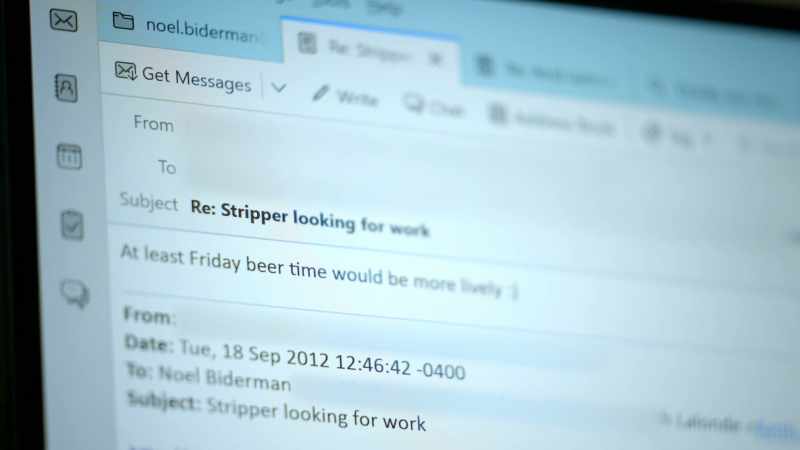 An email headed up
